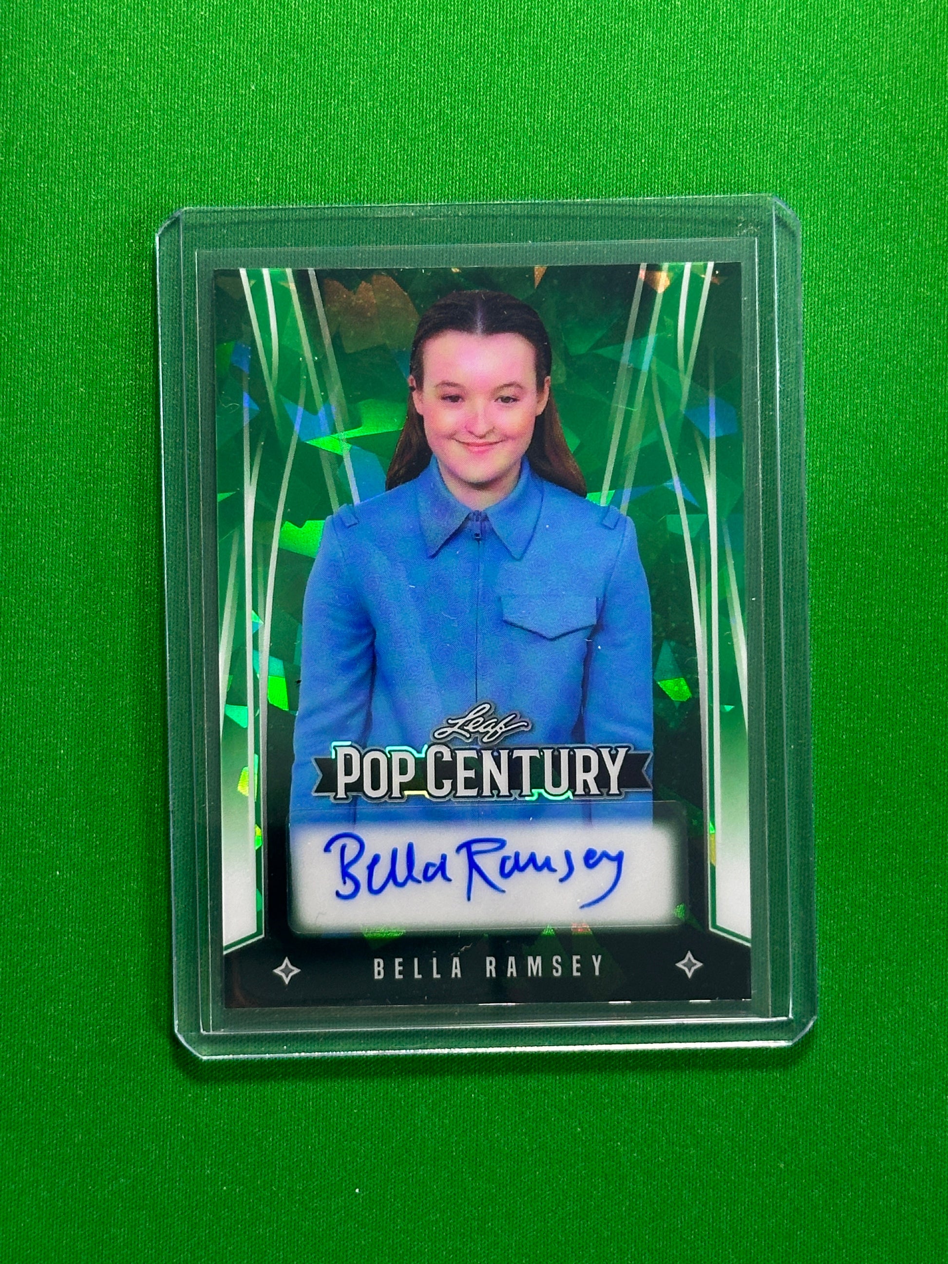Bella Ramsey Autograph 3/5 - Leaf Pop Century 2025