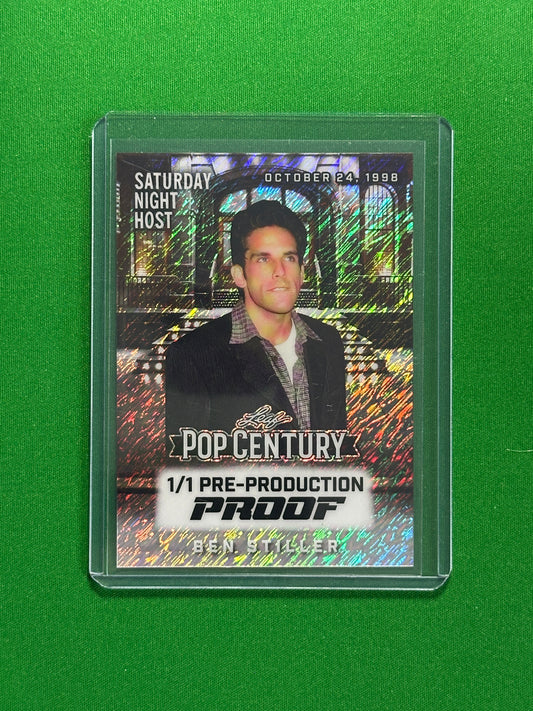 Ben Stiller Pre-Production Proof 1/1 - Leaf Pop Century 2025