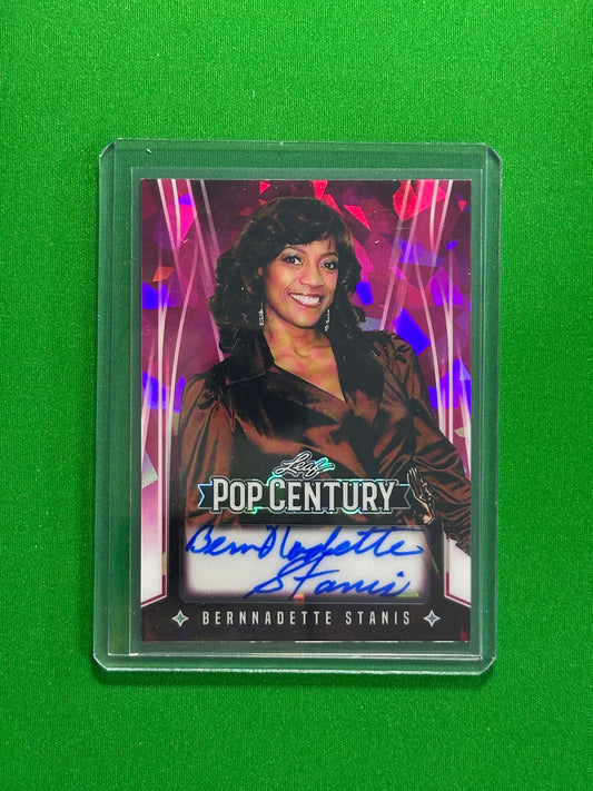 Bernnadette Stanis Autograph 5/8 - Leaf Pop Century 2025