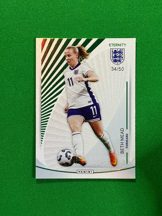 Beth Mead Numbered Parallel 34/50 - Panini Lionesses Eternity 2025
