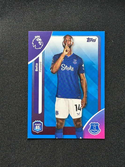 Beto Blue Parallel Base - Topps Premier League 2026