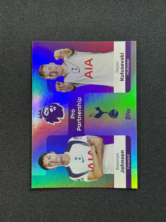 Brennan Johnson/Dejan Kulusevski Tottenham Hotspur Pro Partnership - Topps Premier League 2026
