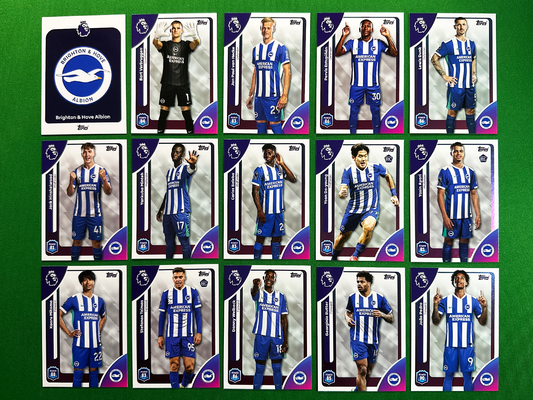 Brighton Full Base Set - Topps Premier League 2026