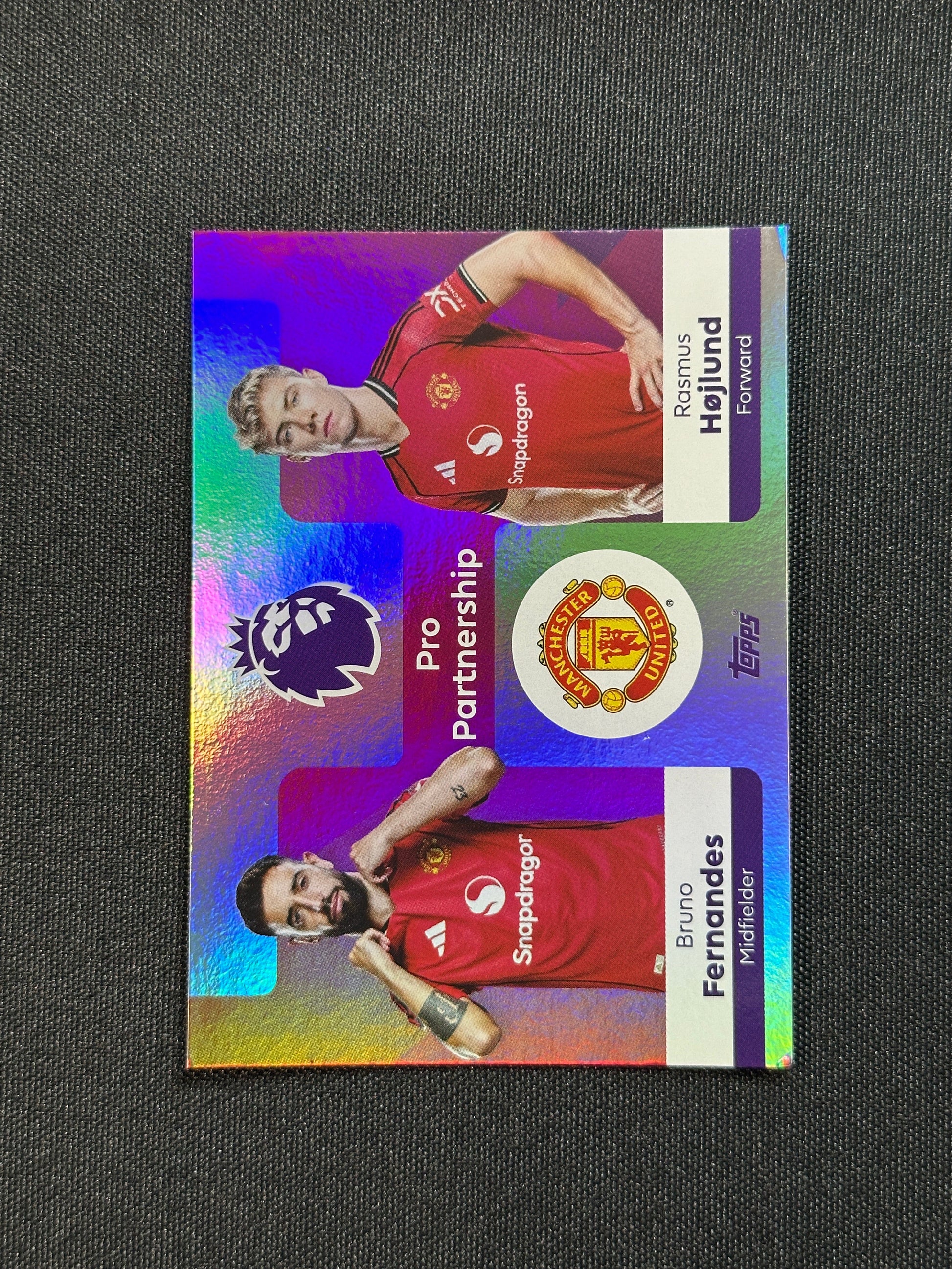 Bruno Fernandes/Rasmus Højlund Manchester United Pro Partnership - Topps Premier League 2026