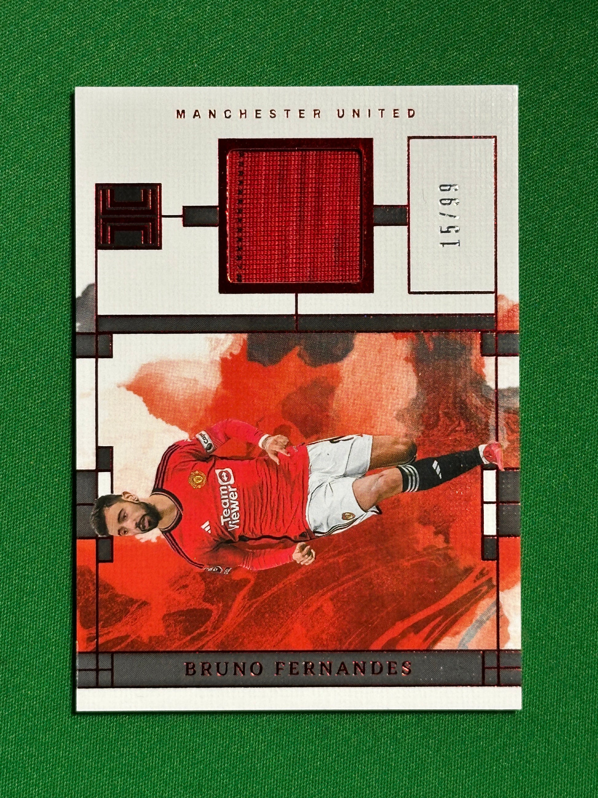 Bruno Fernandes Patch 15/99 - Manchester United - Panini Impeccable 2023-24 Front