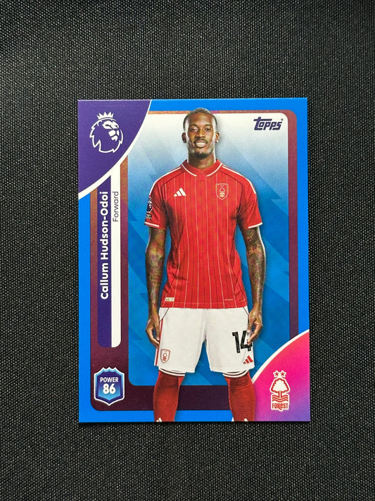 Callum Hudson-Odai Blue Parallel Base - Topps Premier League 2026
