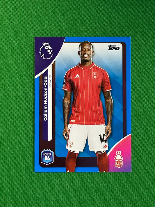 Callum Hudson-Odoi Blue Parallel Base - Topps Premier League 2026