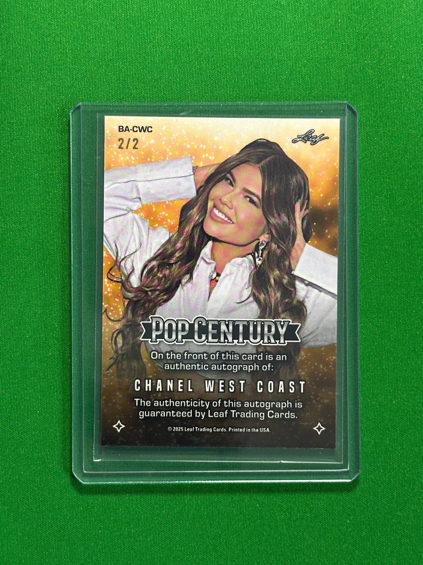 Chanel West Coast Autograph 2/2 - Leaf Pop Century 2025