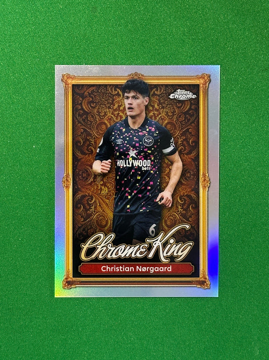 Christian Norgaard Chrome King - Topps Premier League 2026