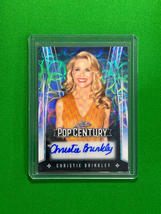 Christine Brinkley Autograph 1/4 - Leaf Pop Century 2025