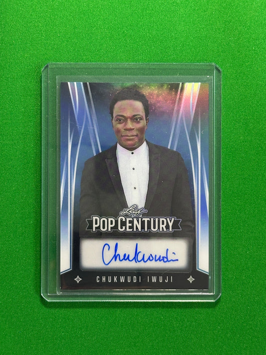 Chukwudi Iwuji Autograph 6/7 - Leaf Pop Century 2025
