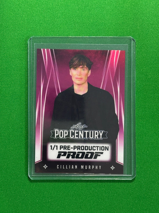 Cillian Murphy Pre-Production Proof 1/1 - Leaf Pop Century 2025