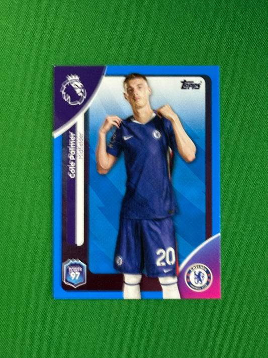 Cole Palmer Blue Parallel Base - Topps Premier League 2026