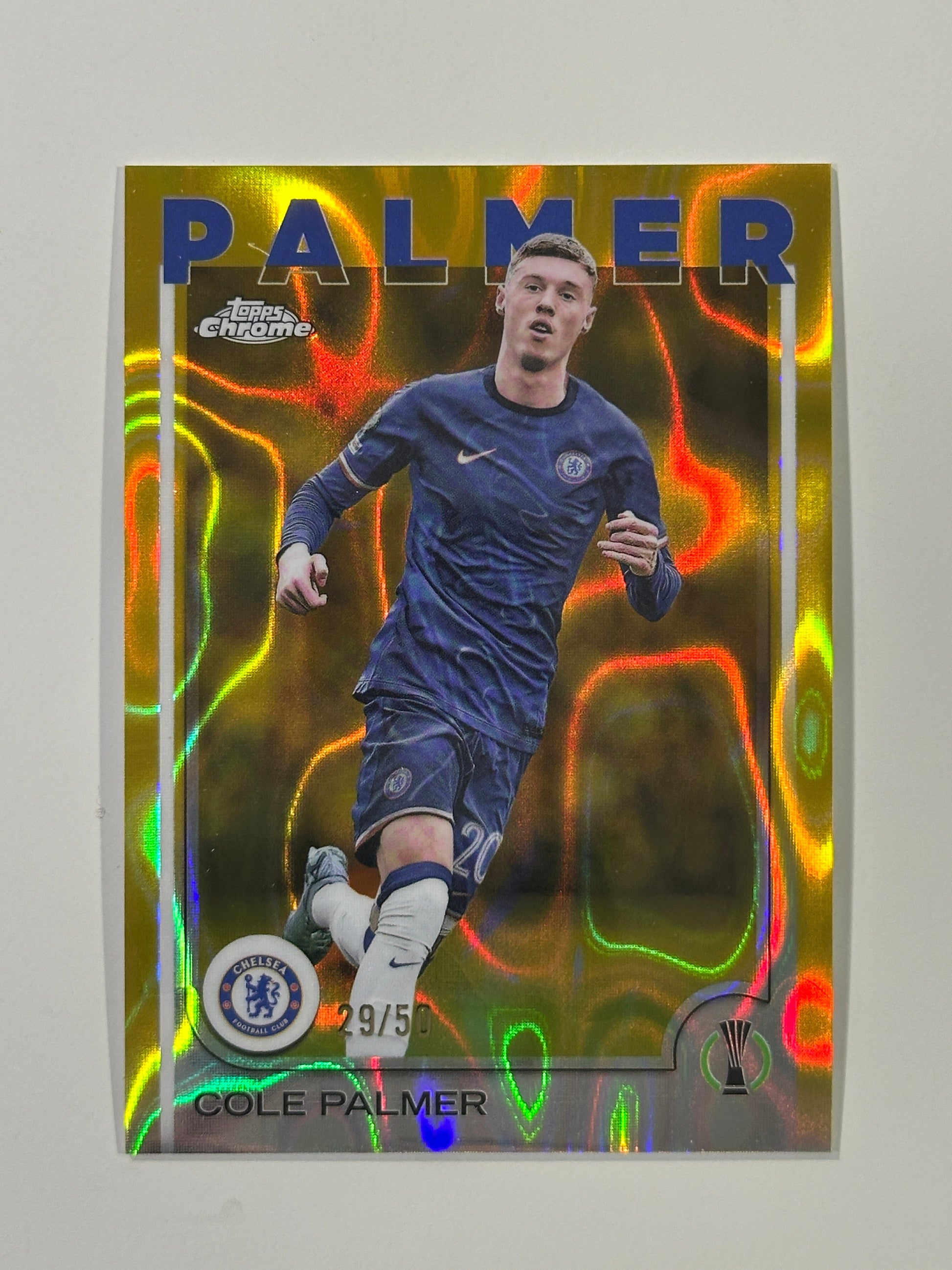 Cole Palmer Numbered Parallel 29/50 - Topps Chrome 2024/25