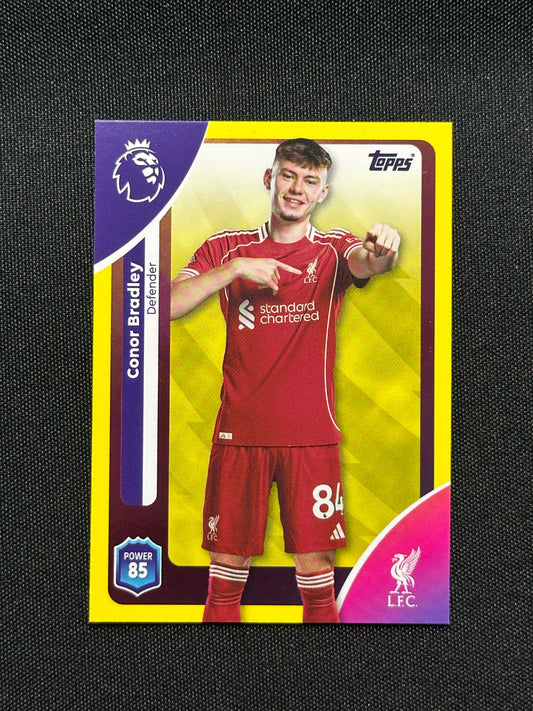 Conor Bardley Yellow Parallel Base - Topps Premier League 2026