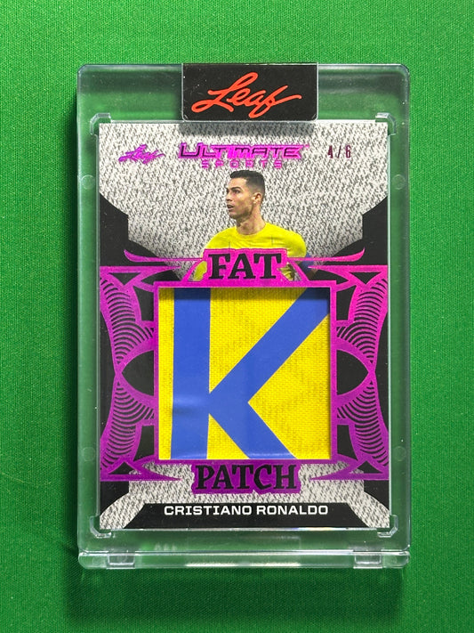 Cristiano Ronaldo Game-Used Patch 4/6 - Leaf Ultimate Sports 2025