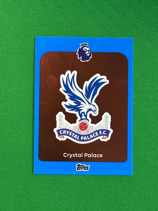 Crystal Palace Badge Blue Parallel Base - Topps Premier League 2026