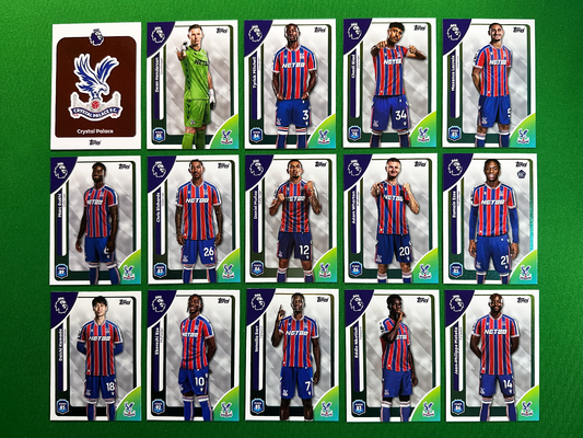 Crystal Palace Full Base Set - Topps Premier League 2026