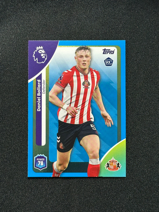 Daniel Ballard Blue Parallel Base - Topps Premier League 2026