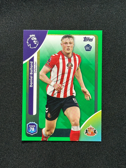 Daniel Ballard Green Parallel Base - Topps Premier League 2026