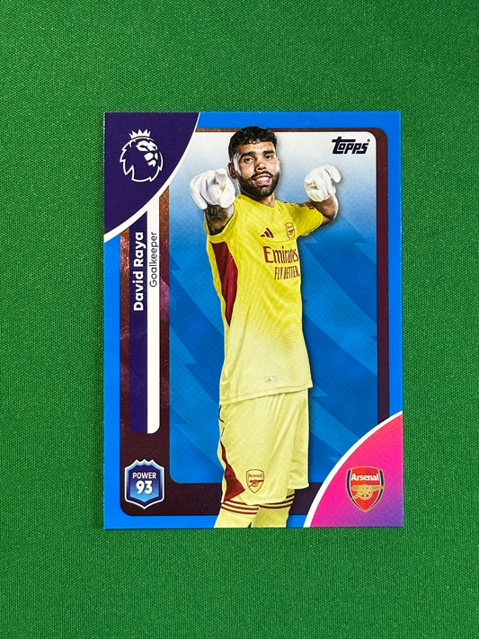 David Raya Blue Parallel Base - Topps Premier League 2026