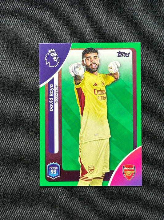 David Raya Green Parallel Base - Topps Premier League 2026