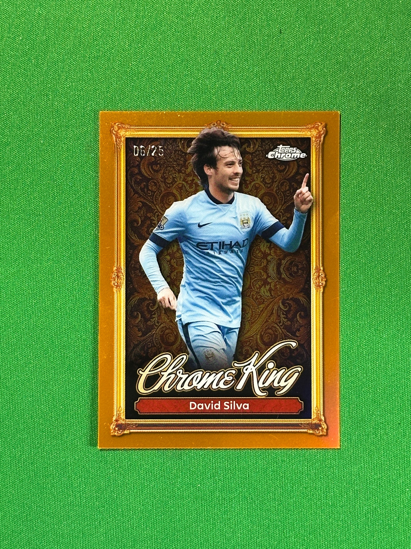 David Silva Numbered Parallel 6/25 - Topps Premier League 2026