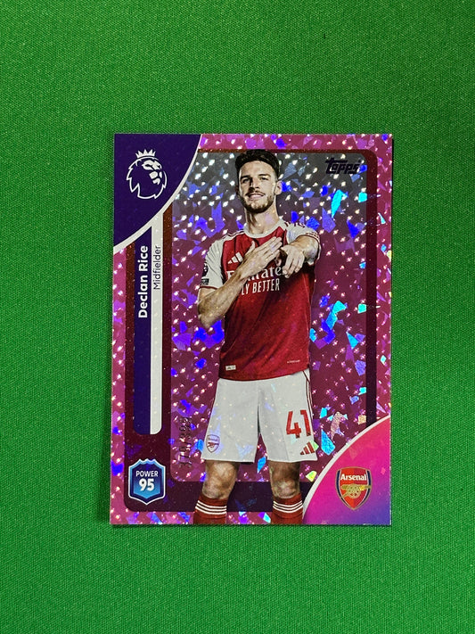 Declan Rice Numbered Parallel 379/399 - Topps Premier League 2026