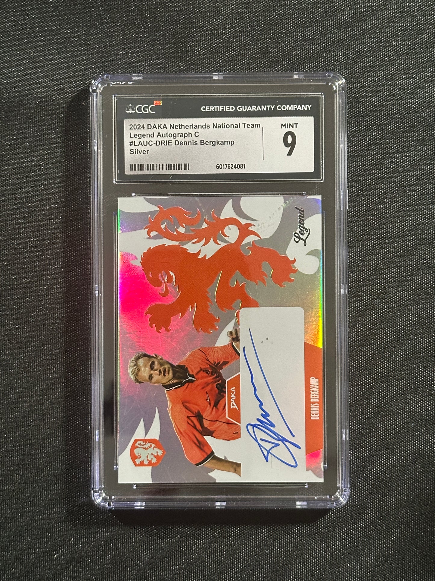 Dennis Bergkamp Autograph 16/40 CGC9 - DAKA Netherlands 2024