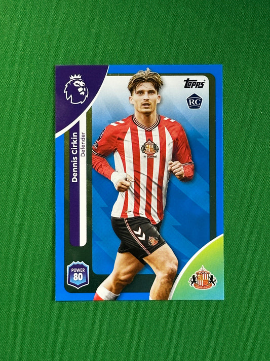 Dennis Cirkin Blue Parallel Base - Topps Premier League 2026