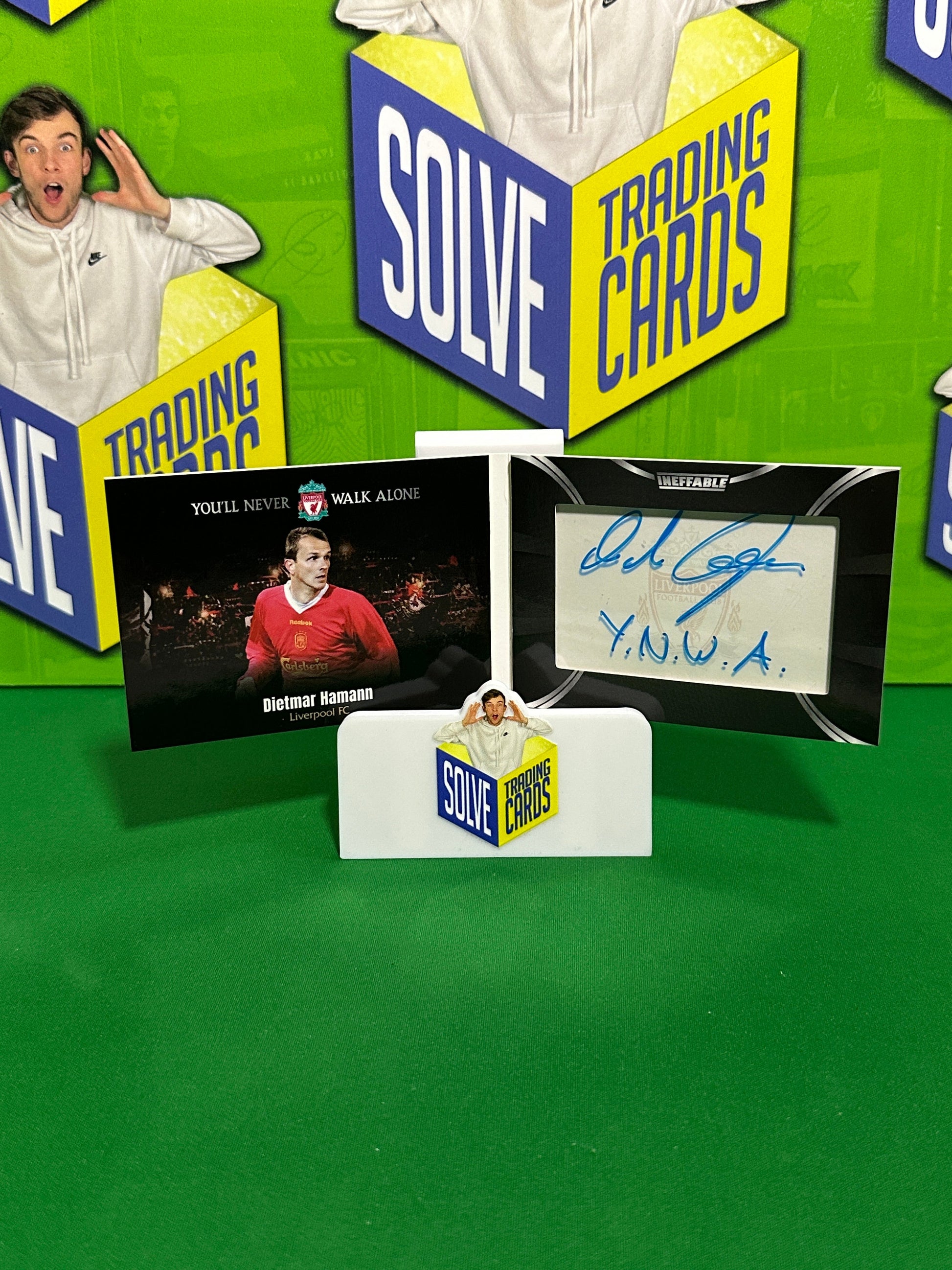 Dietmar Hamann Inscription Booklet Autograph 39/44 - DAKA Liverpool Ineffable 2022-23
