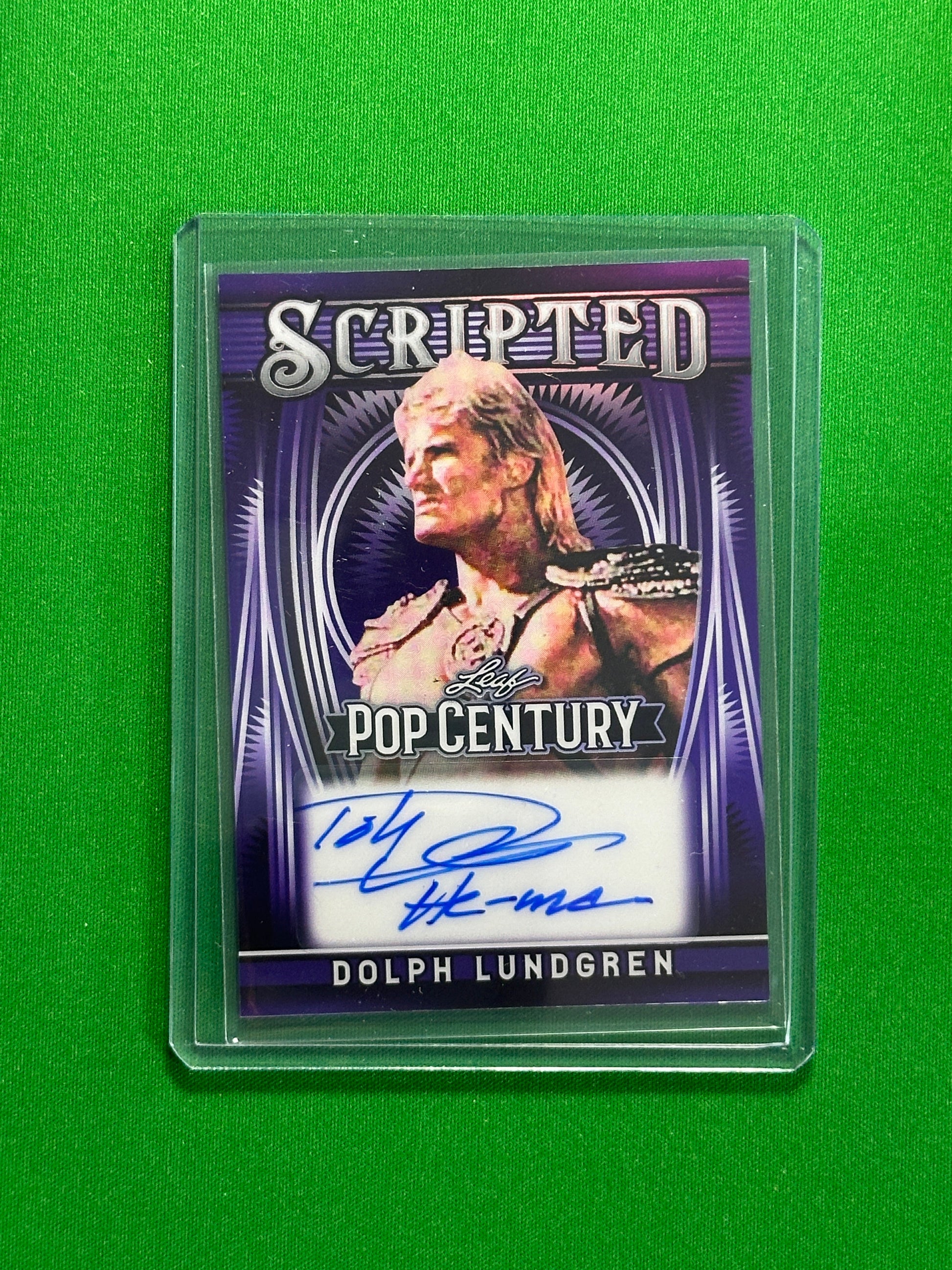 Dolph Lundgren Autograph 6/6 - Leaf Pop Century 2025