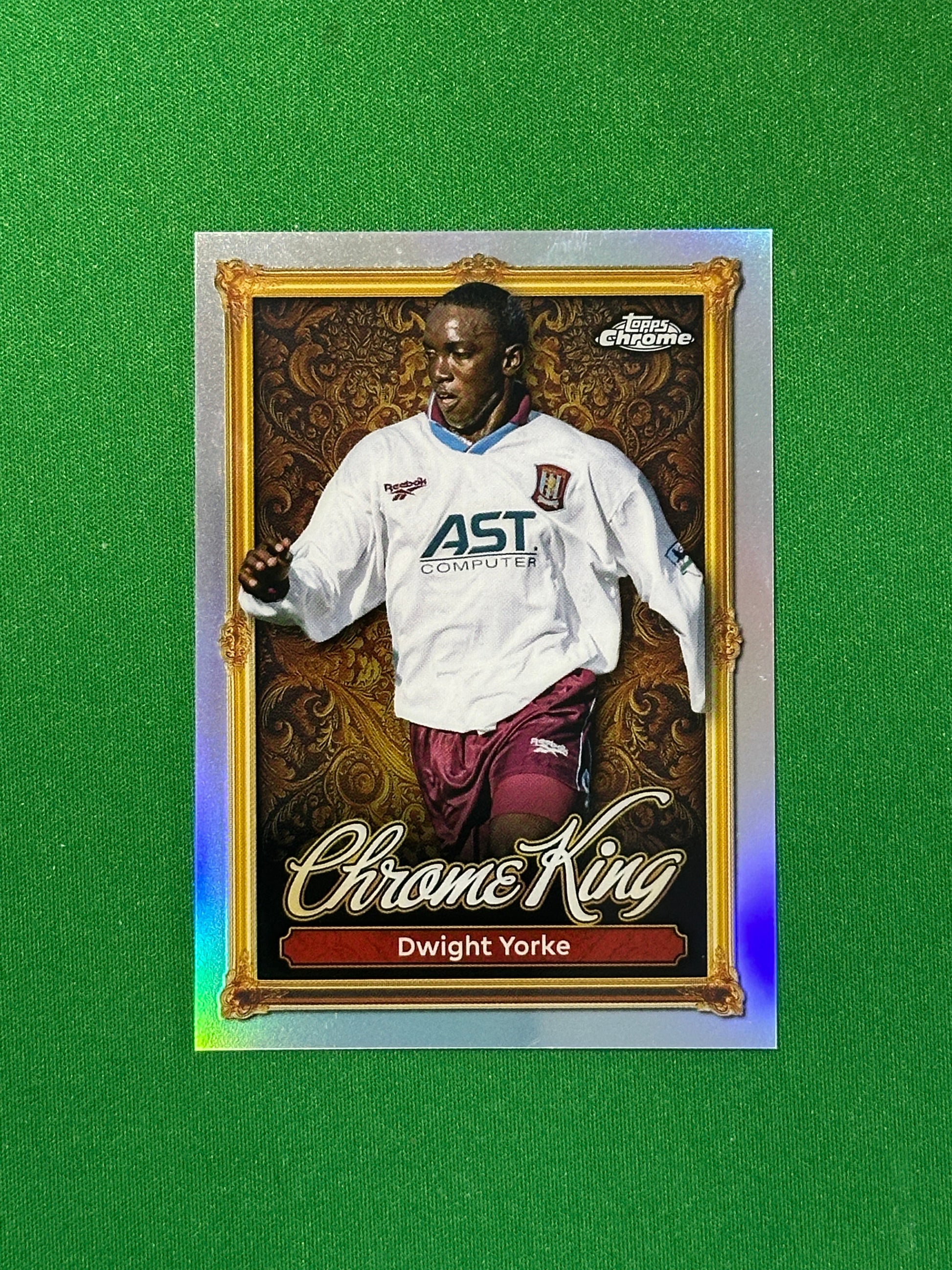 Dwight Yorke Chrome King - Topps Premier League 2026