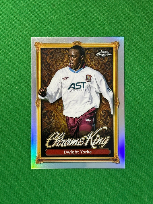 Dwight Yorke Chrome King - Topps Premier League 2026