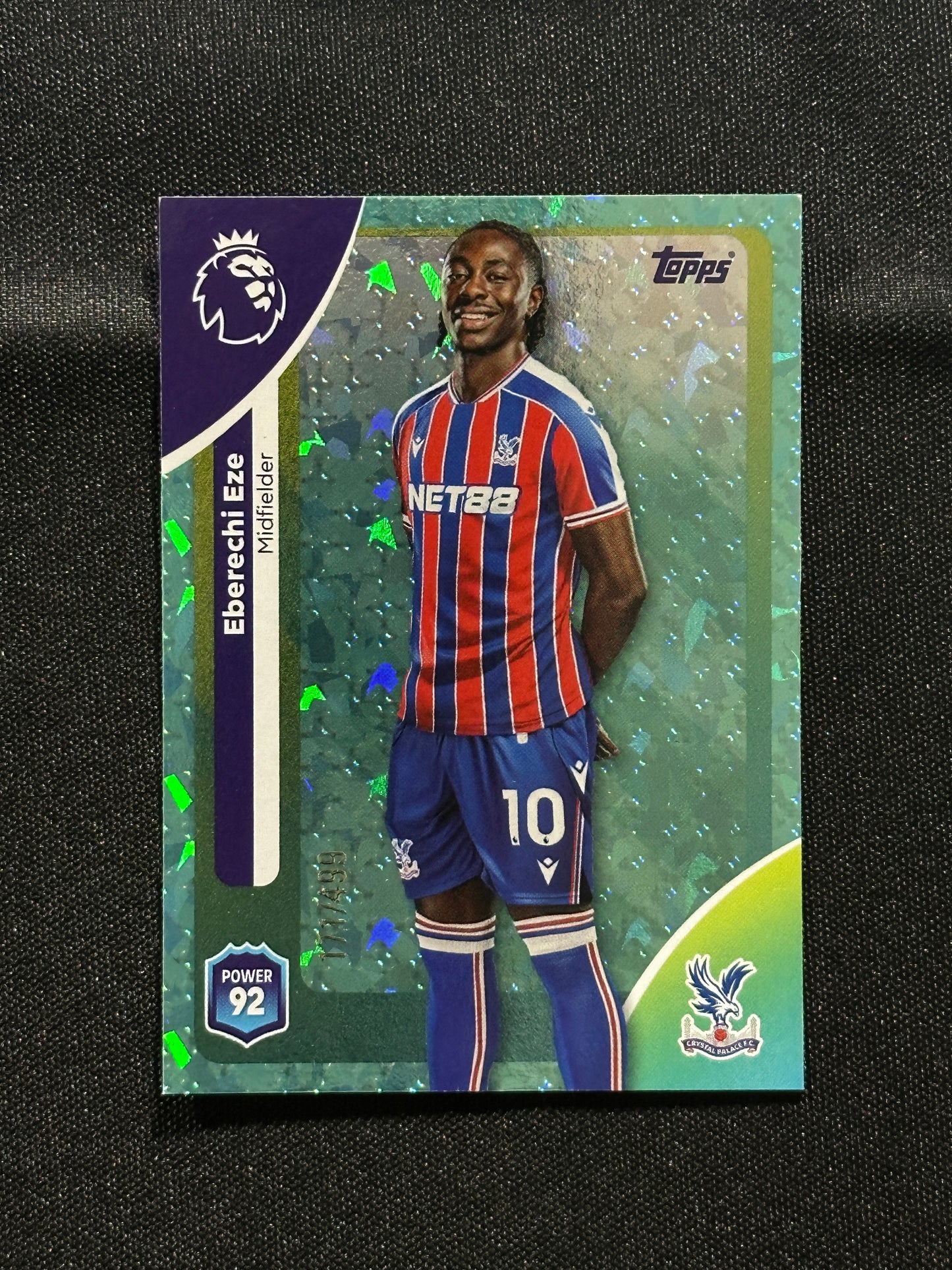 Eberechi Eze Numbered Parallel 171/499 - Topps Premier League 2026