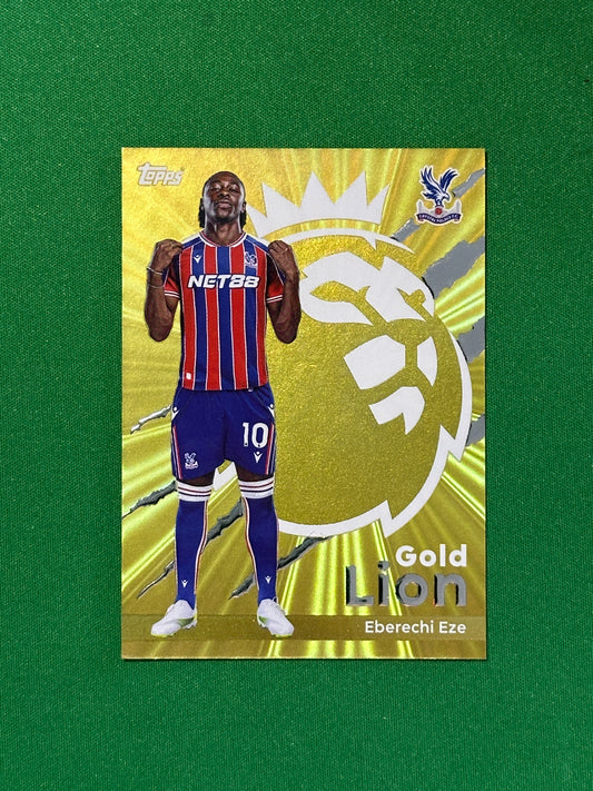 Eberechi Eze Gold Lion - Topps Premier League 2026