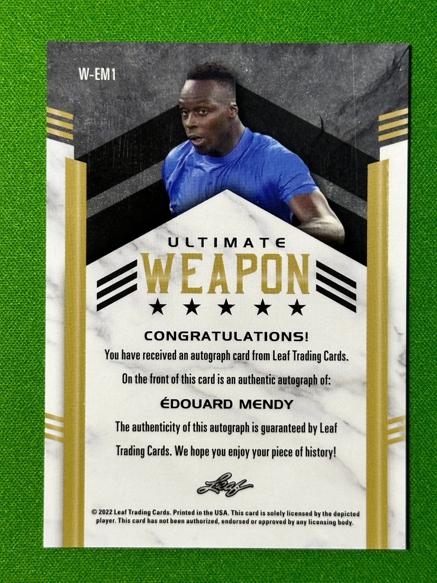 Edouard-Mendy-Autograph-09-11-Leaf-Ultimate-Soccer-20223