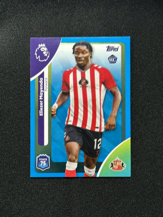 Eliezer Mayendo Blue Parallel Base - Topps Premier League 2026