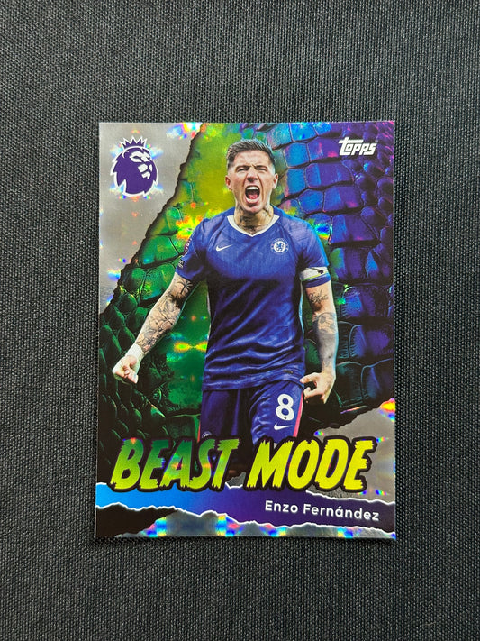 Enzo Fernandez Chelsea Beast Mode - Topps Premier League 2026