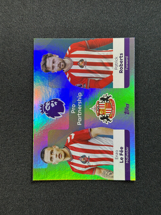 Enzo Le Fée/Patrick Roberts Sunderland Pro Partnership - Topps Premier League 2026