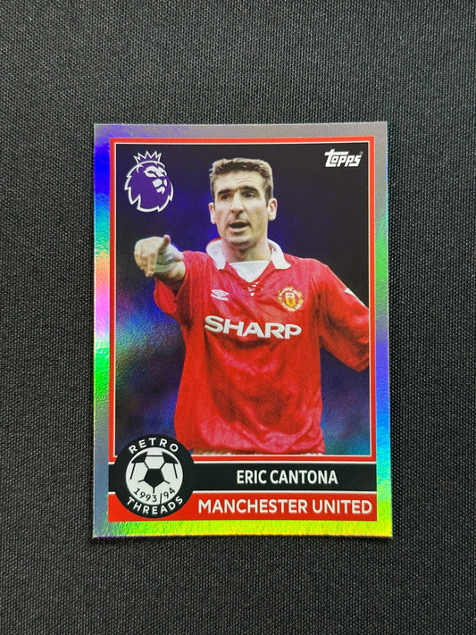 Eric Cantona Manchester United Retro Threads - Topps Premier League 2026