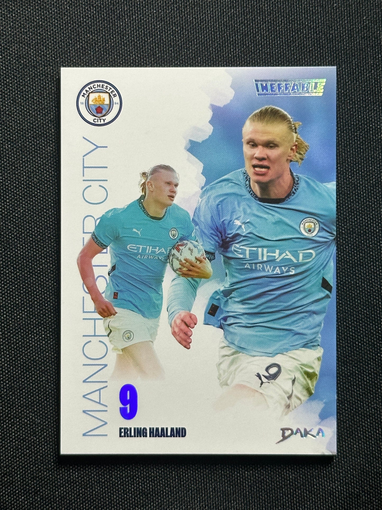 Erling Haaland Numbered Parallel 096/199 - Daka Manchester City One & Two 2024/25
