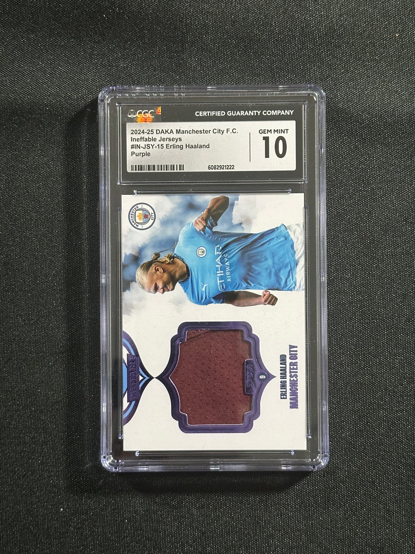Erling Haaland Patch 28/45 CGC10 - DAKA Manchester City 2024/25