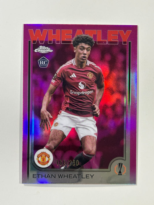 Ethan Wheatley Numbered Parallel 168/250 - Topps Chrome 2024/25