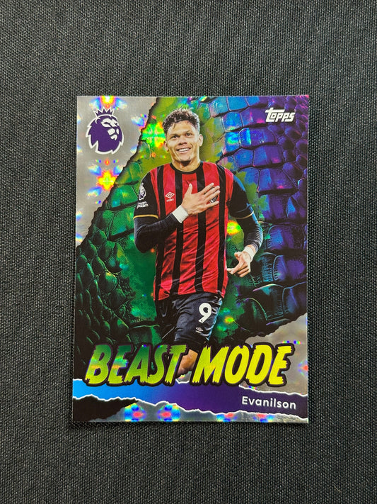 Evanilson Bournemouth Beast Mode - Topps Premier League 2026