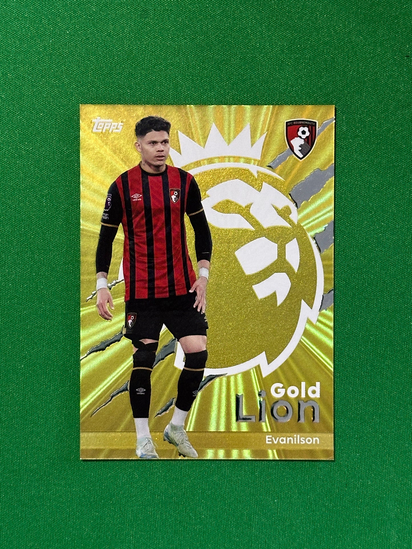 Evanilson Gold Lion - Topps Premier League 2026
