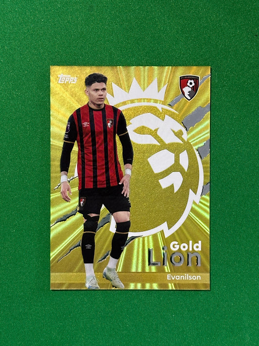 Evanilson Gold Lion - Topps Premier League 2026