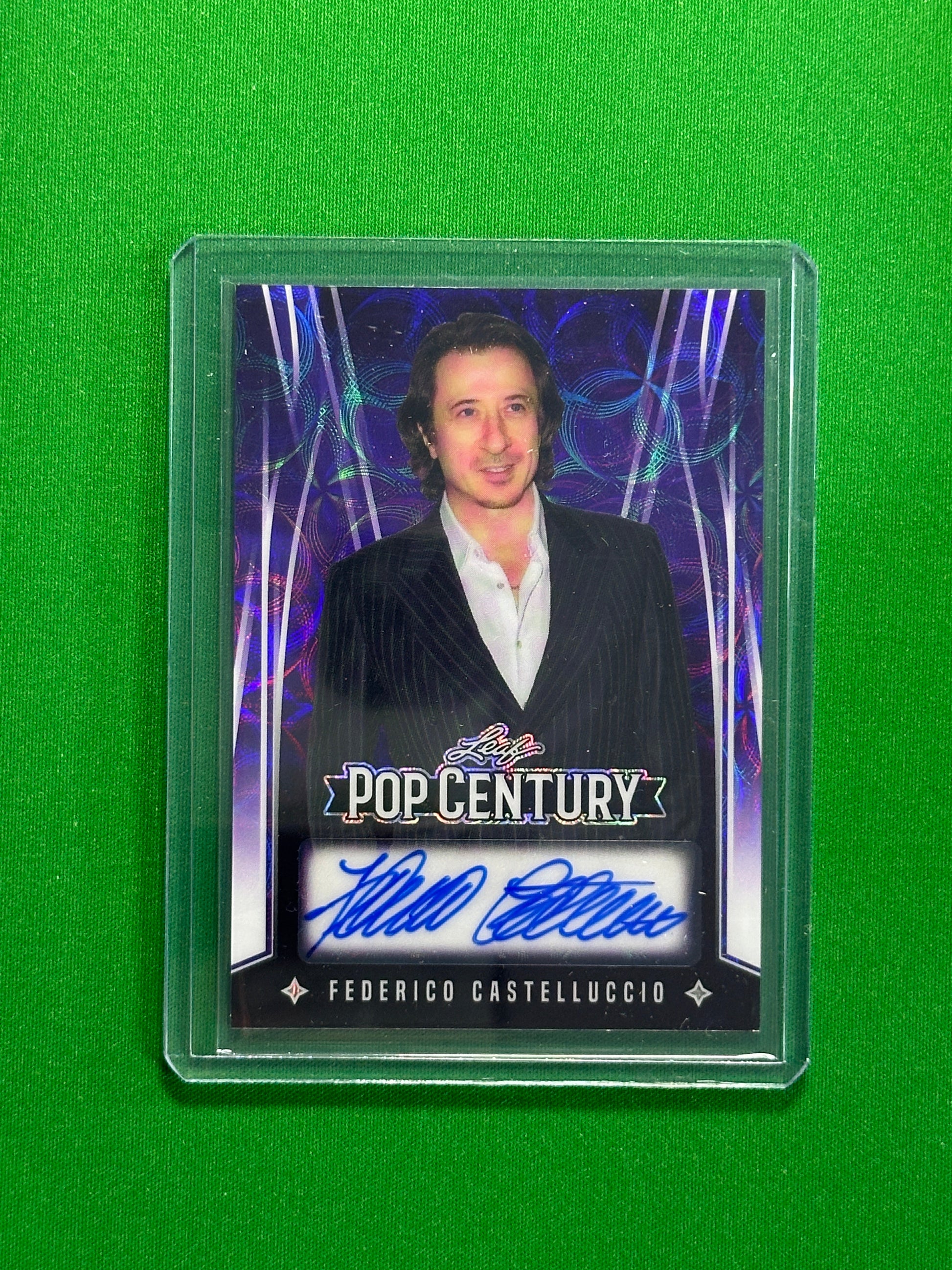 Federico Castelluccio Autograph 3/4 - Leaf Pop Century 2025