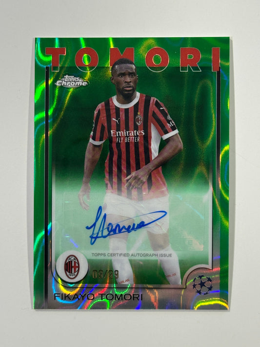 Fikayo Tomori Autograph 9/99 - Topps Chrome 2024/25