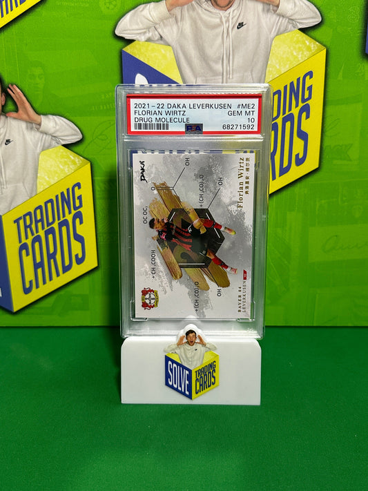 Florian Wirtz Drug Molecule 12/25 - DAKA Bayer Leverkusen 2021-22 - PSA 10